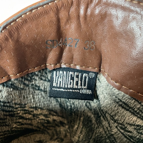 Size 38 Vangelo Brown Flat Boots - Picture 4 of 7